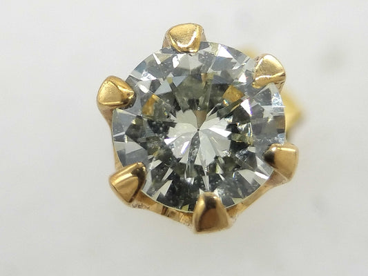 D 0.2ct/0.27ct K18 0.8g Earrings 