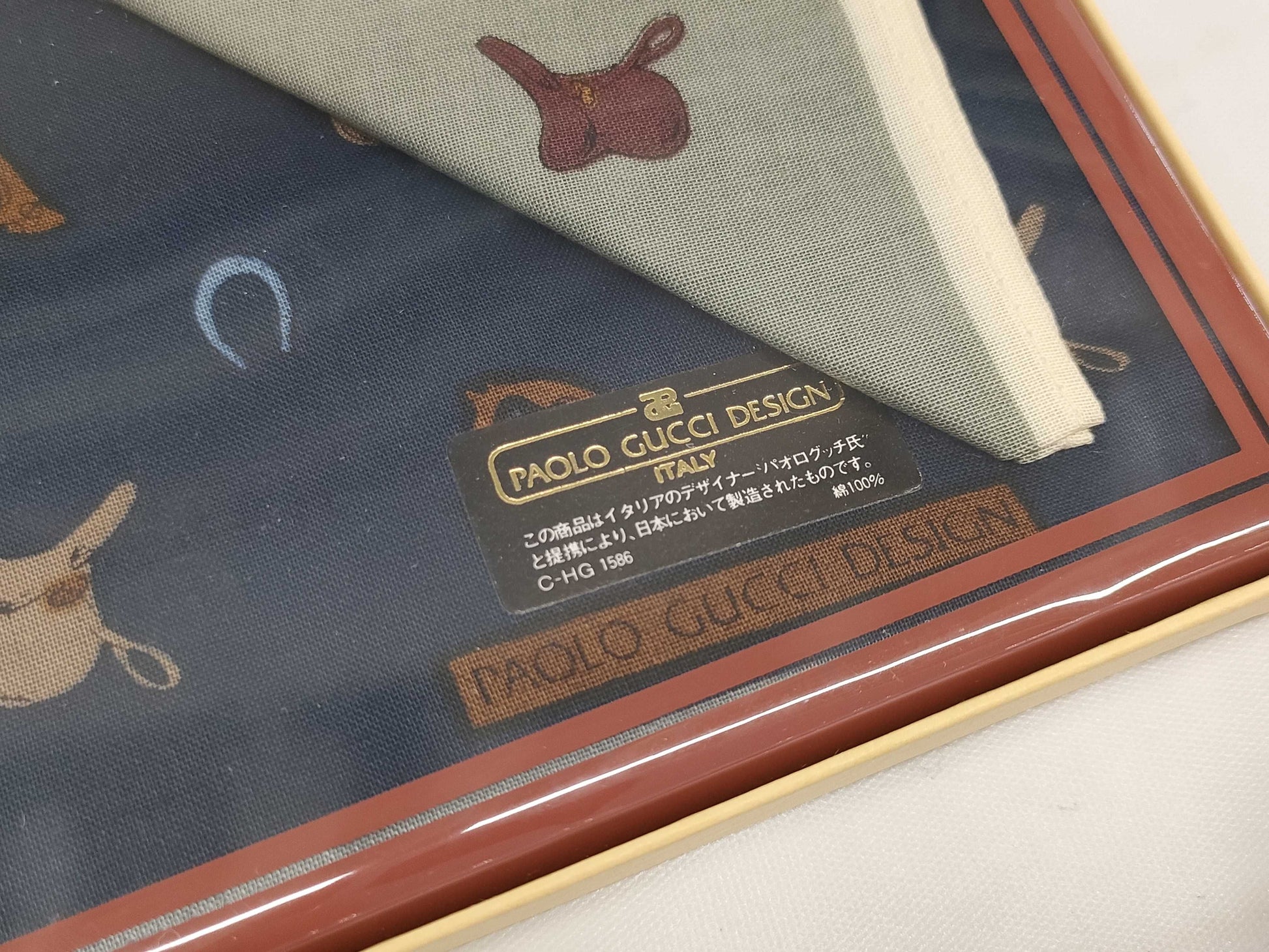 GUCCI PAOLO GUCCI 3 pieces unused scarf