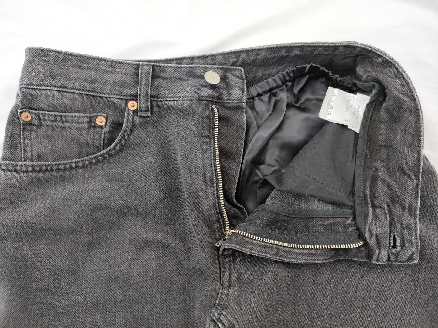 MM6 Maison Margiela Denim/Lace/Long Skirt Skirt