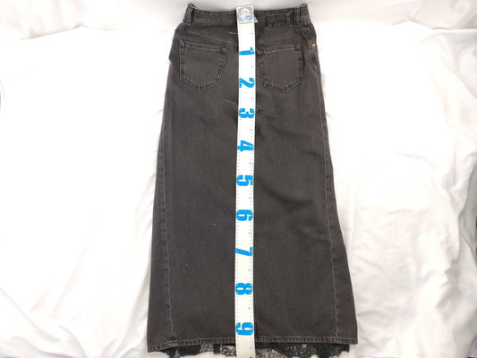 MM6 Maison Margiela Denim/Lace/Long Skirt Skirt