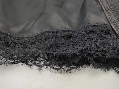 MM6 Maison Margiela Denim/Lace/Long Skirt Skirt