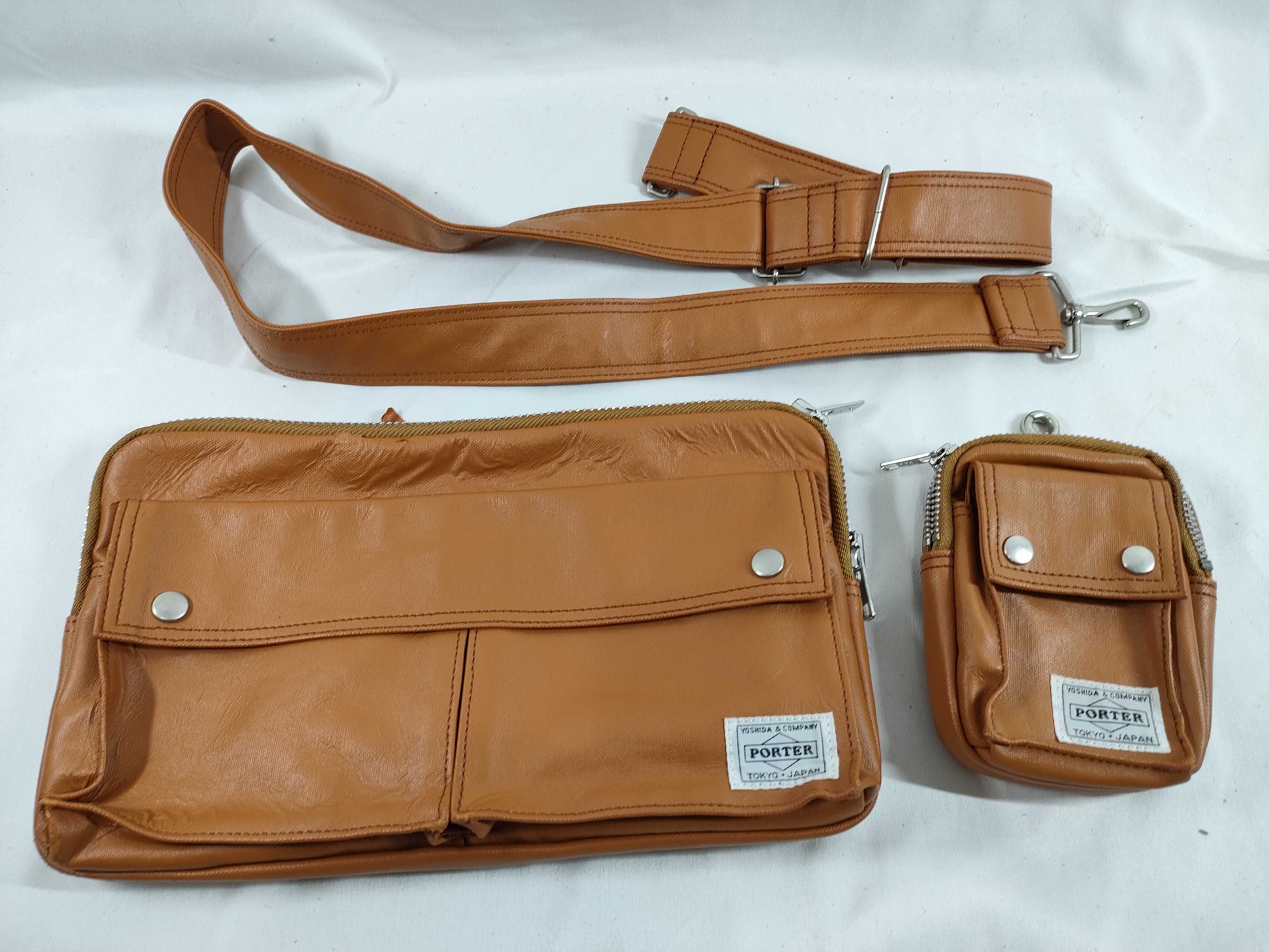 PORTER/PVC/Shoulder/Pouch Set *2 Shoulder Bag