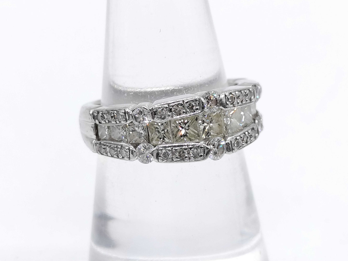 D1.50ct Pt900 6.4g Ring 