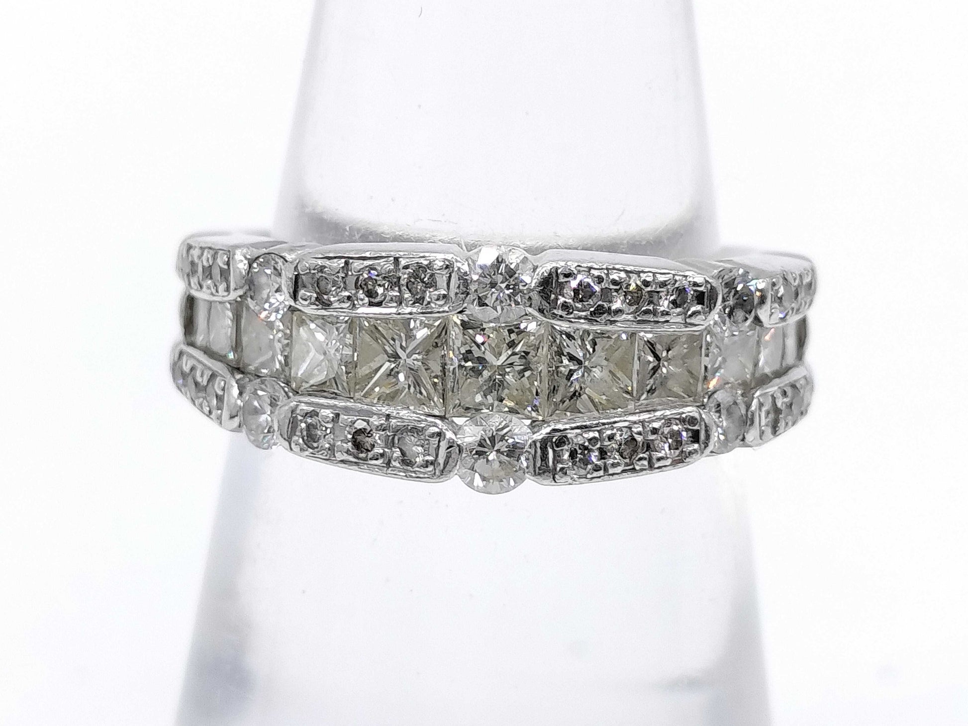 D1.50ct Pt900 6.4g Ring 