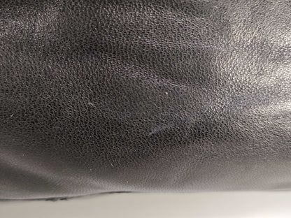 FENDI Mamma Bucket Leather Shoulder Bag Black