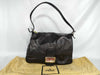 FENDI Mamma Bucket Leather Shoulder Bag Black