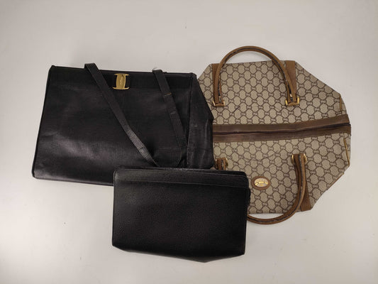 GUCCI Ferragamo 3-piece Boston bag