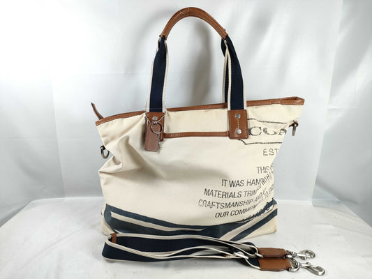 COACH 70583 Coach Canvas 2-Way Tote Bag