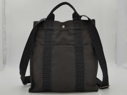 HERMES Airline Airline Ad MM Gray Backpack