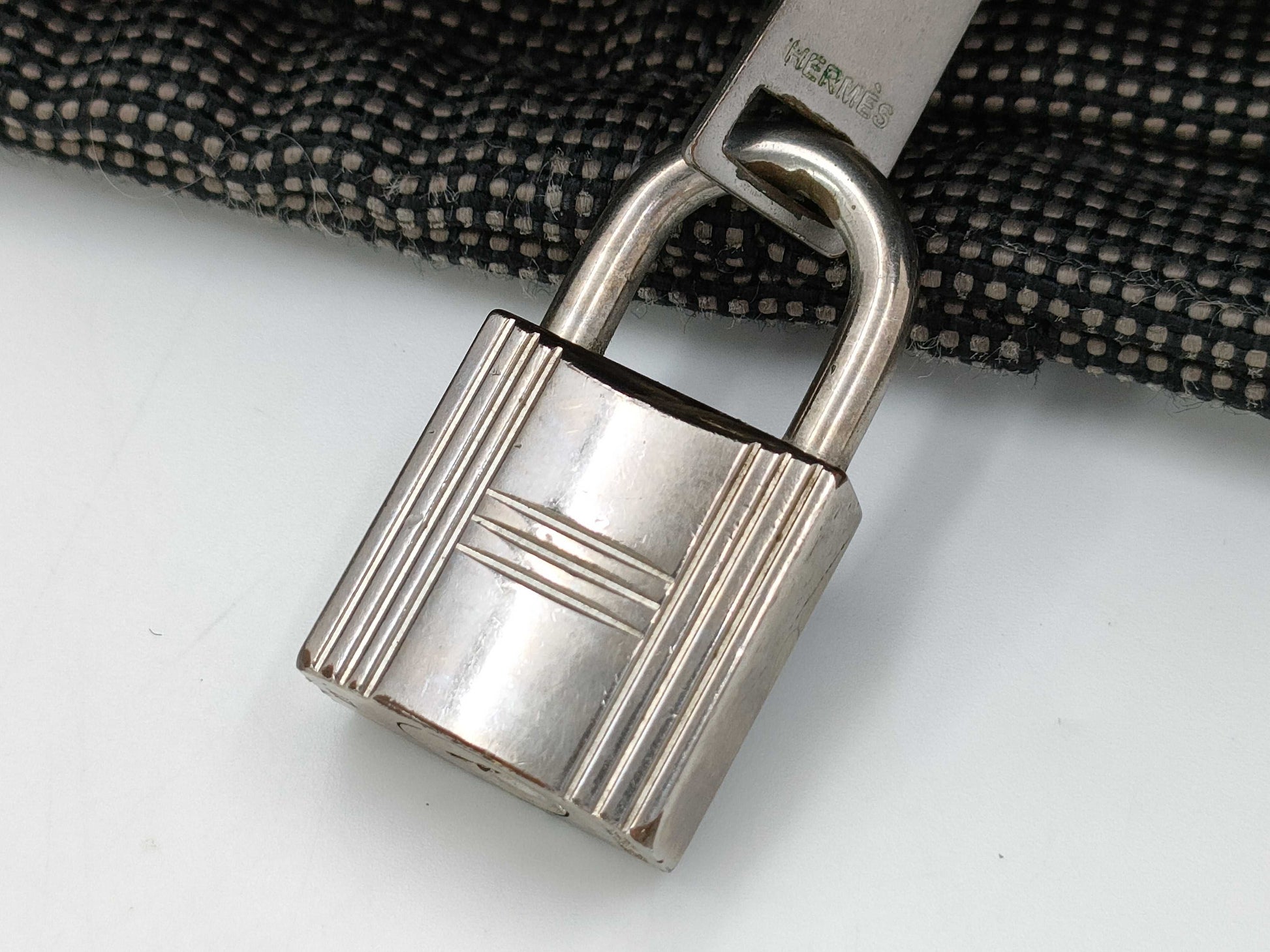 HERMES Airline Airline Ad MM Gray Backpack