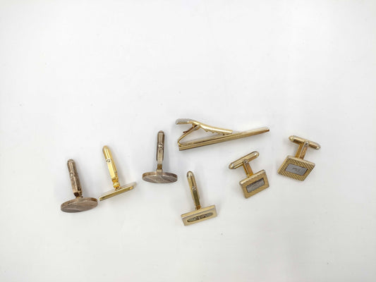 Dior Tie Pin/Cufflinks 4-Piece Set Tie Pin/Cufflinks