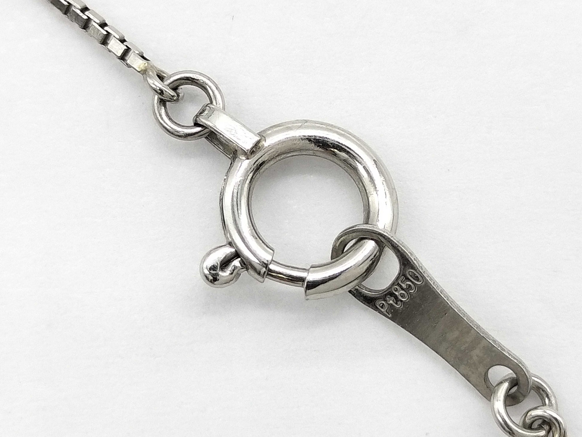 D1.032ct Pt900/Pt850 2.9g Necklace 