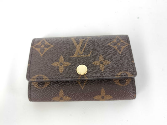 LOUIS VUITTON RFID Verified Monogram M62630 Multicle 6 RFID Key Case/Key Holder