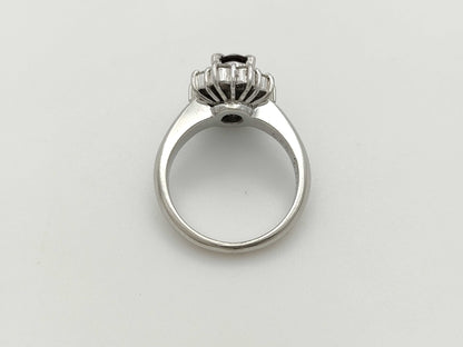 AX 0.811ct D 0.88ct PT900 9.9g Ring 