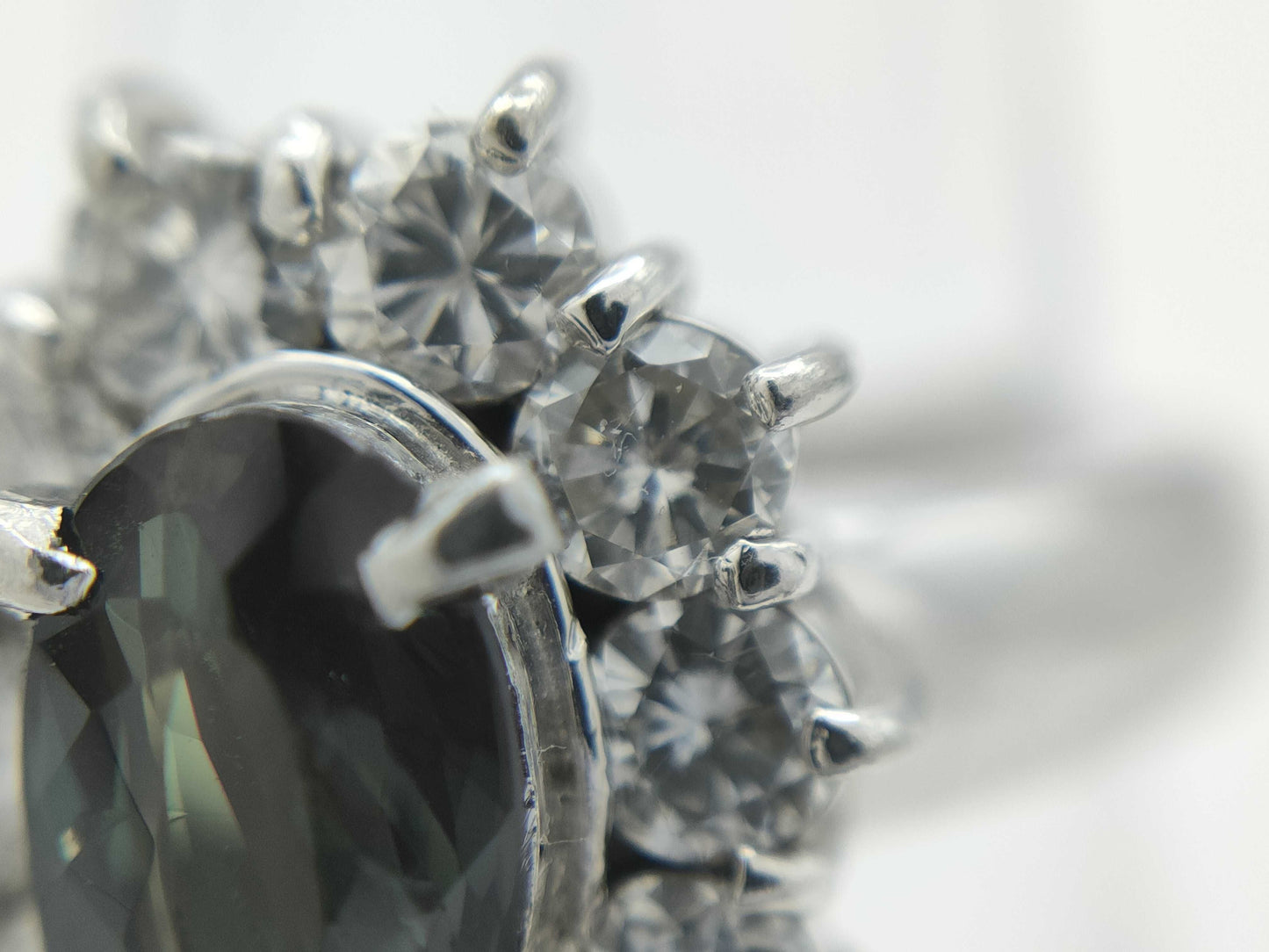 AX 0.811ct D 0.88ct PT900 9.9g Ring 