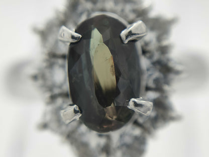 AX 0.811ct D 0.88ct PT900 9.9g Ring 
