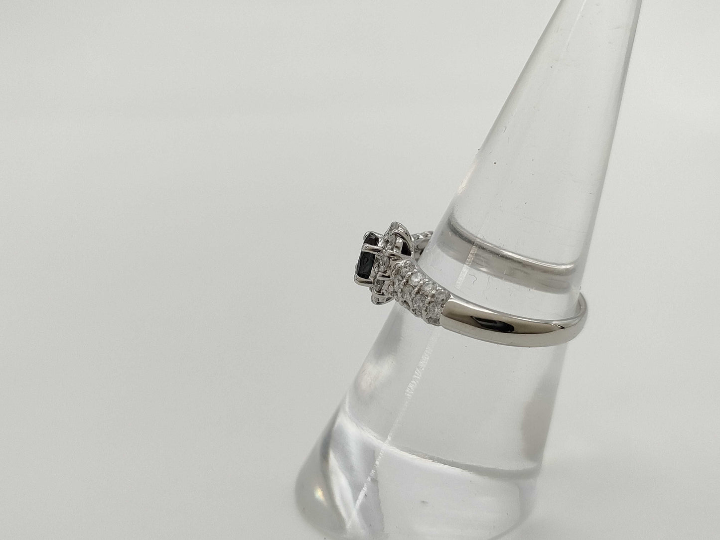 AX 0.43ct D 0.61ct PT900 4.9g Ring 