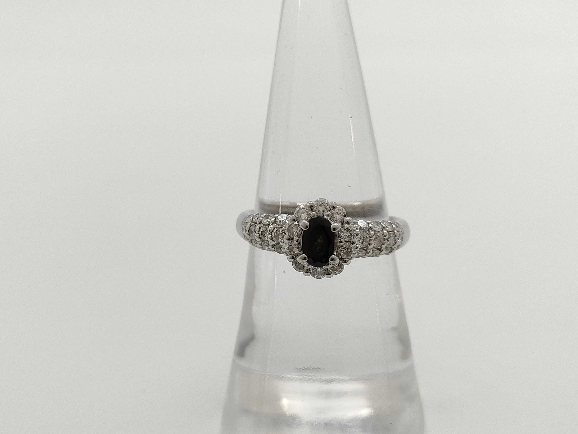 AX 0.43ct D 0.61ct PT900 4.9g Ring 