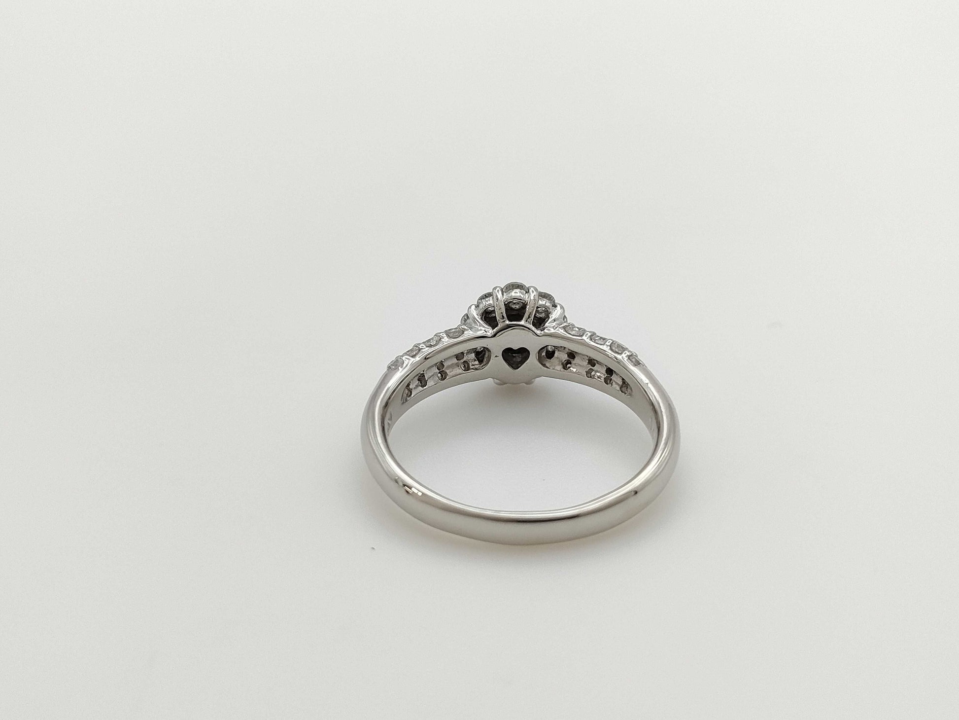 AX 0.43ct D 0.61ct PT900 4.9g Ring 