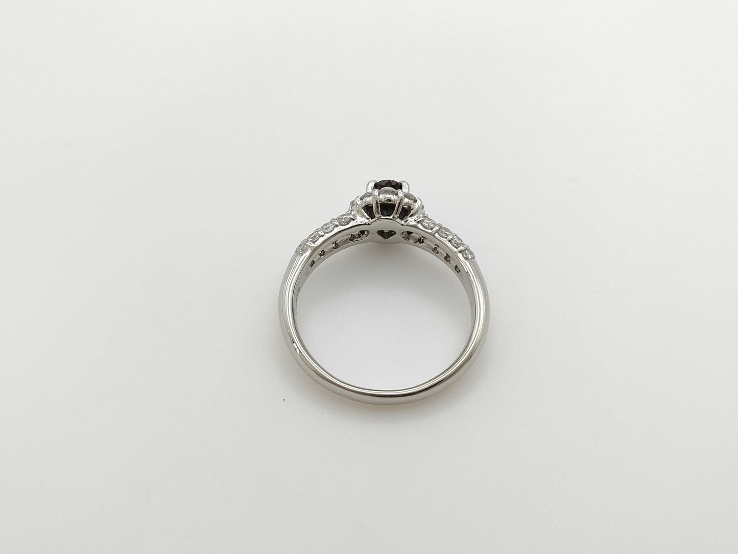 AX 0.43ct D 0.61ct PT900 4.9g Ring 