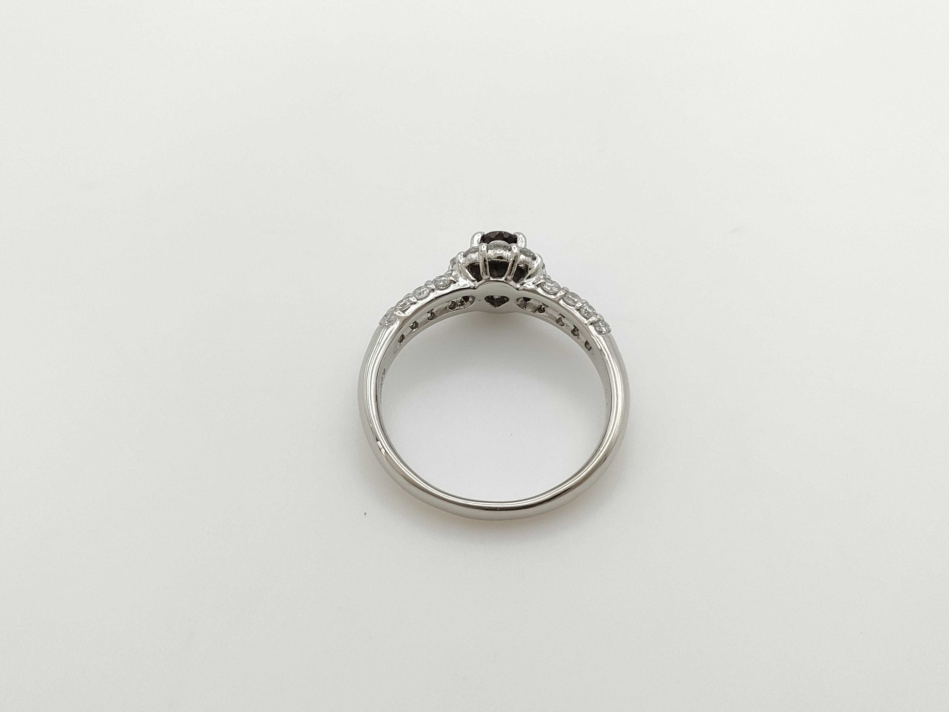AX 0.43ct D 0.61ct PT900 4.9g Ring 