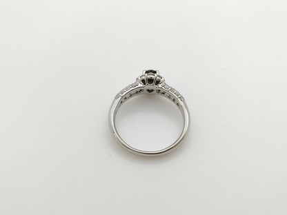 AX 0.43ct D 0.61ct PT900 4.9g Ring 