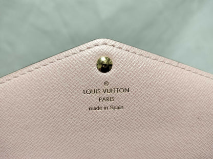 LOUIS VUITTON Damier [20% OFF] Portefeuille Sarah Damier Ebene Wallet