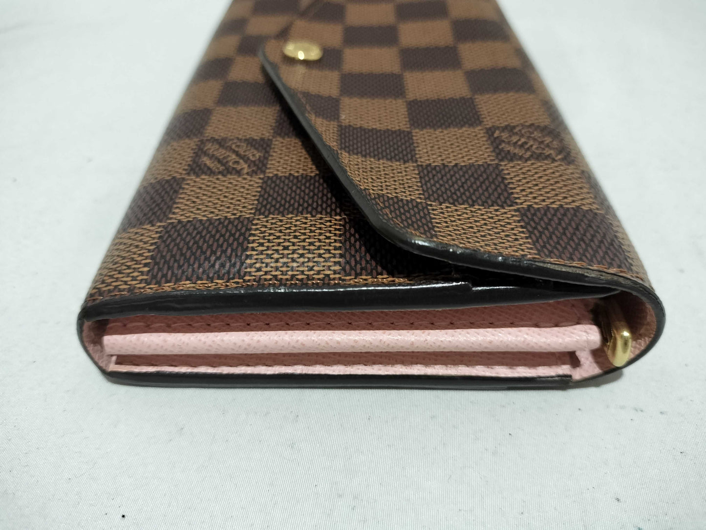 LOUIS VUITTON Damier [20% OFF] Portefeuille Sarah Damier Ebene Wallet