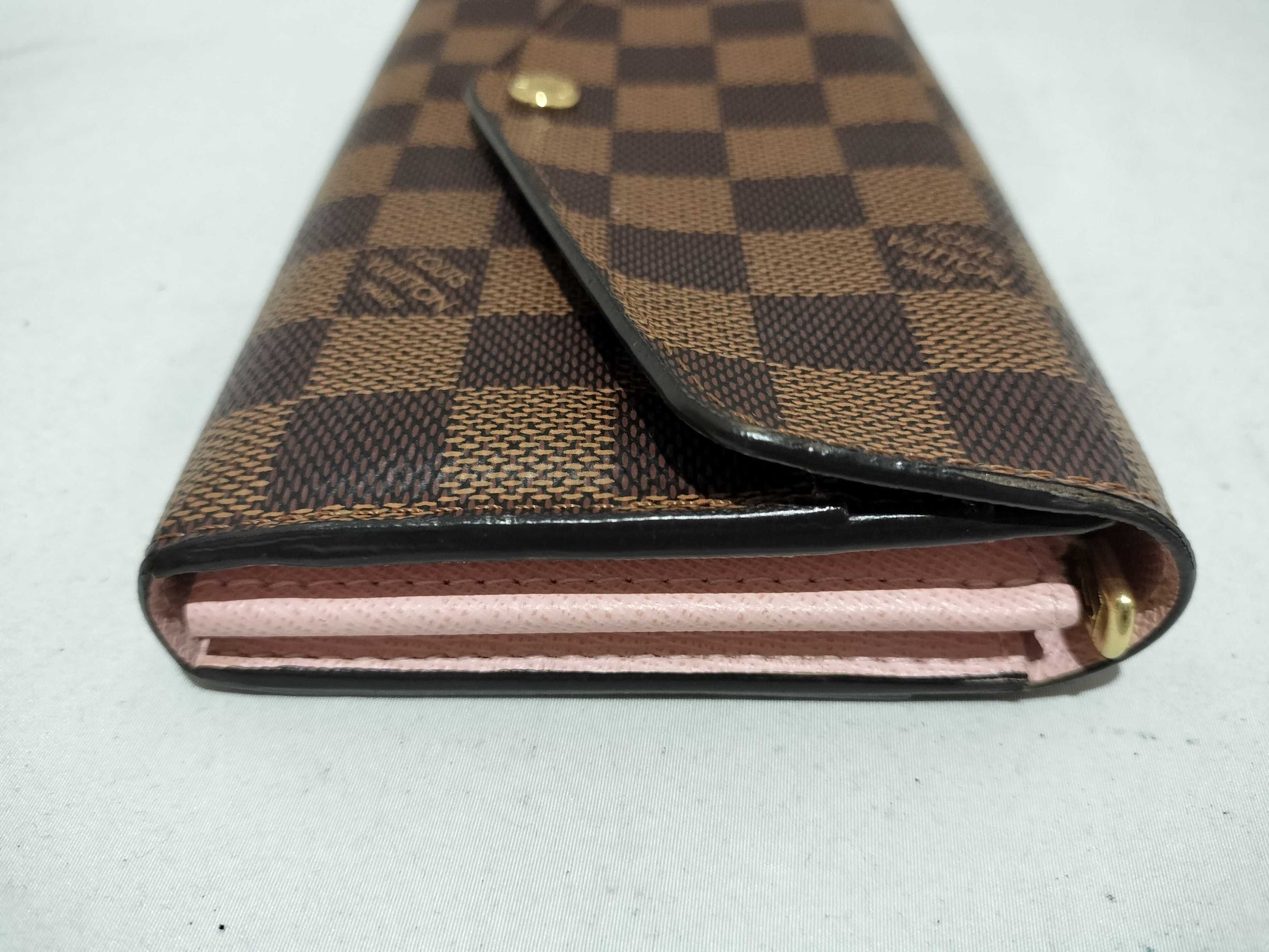 LOUIS VUITTON Damier [20% OFF] Portefeuille Sarah Damier Ebene Wallet