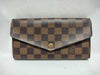 LOUIS VUITTON Damier [20% OFF] Portefeuille Sarah Damier Ebene Wallet
