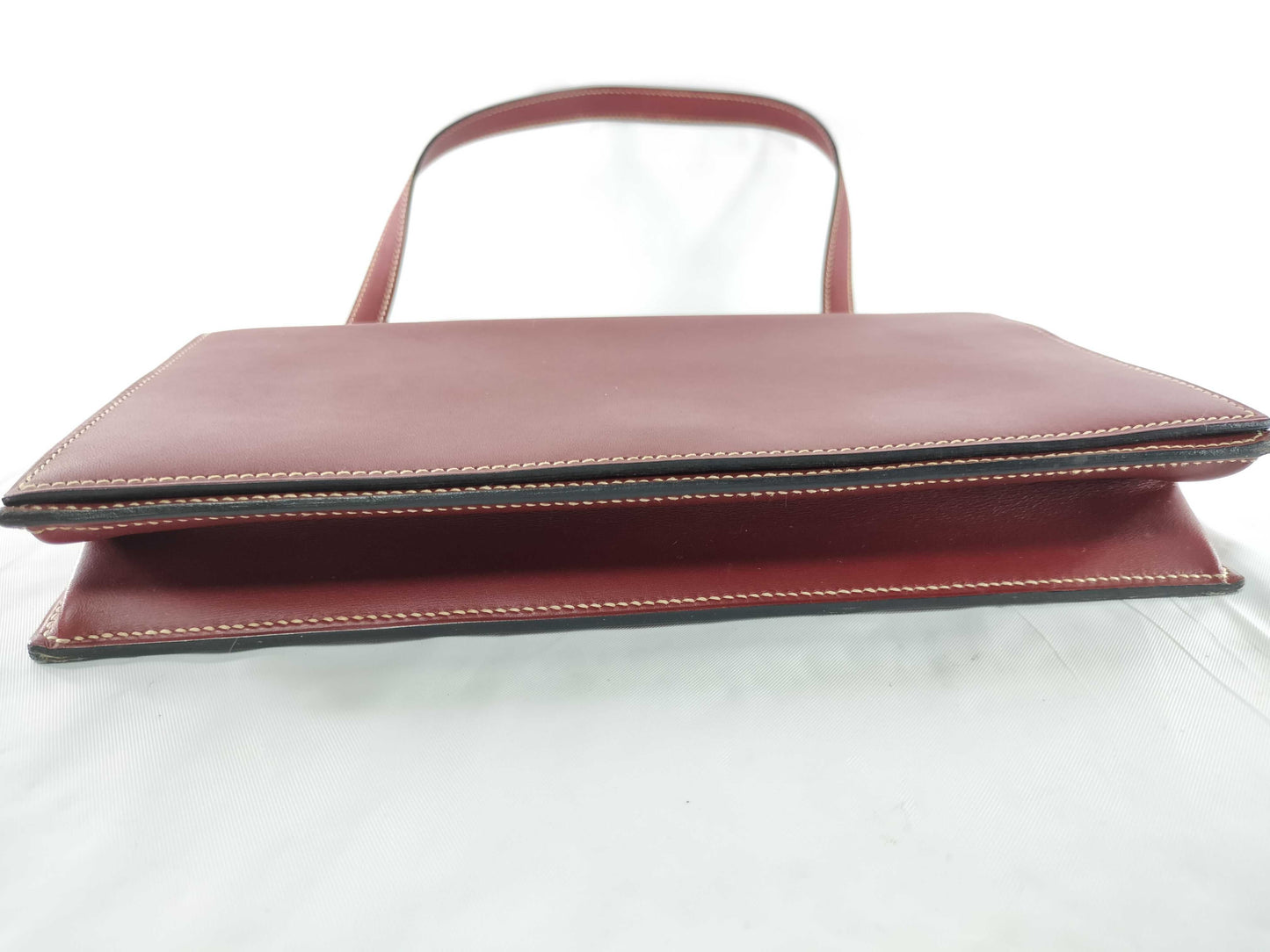 HERMES Valentin Box Calf Liege H D Stamped Shoulder Bag