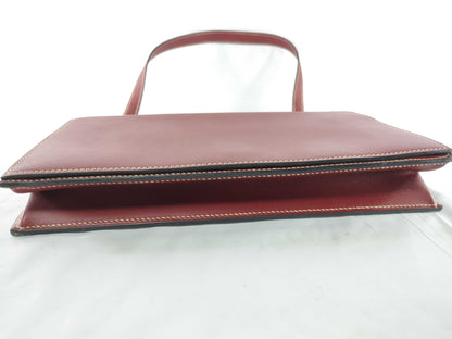 HERMES Valentin Box Calf Liege H D Stamped Shoulder Bag