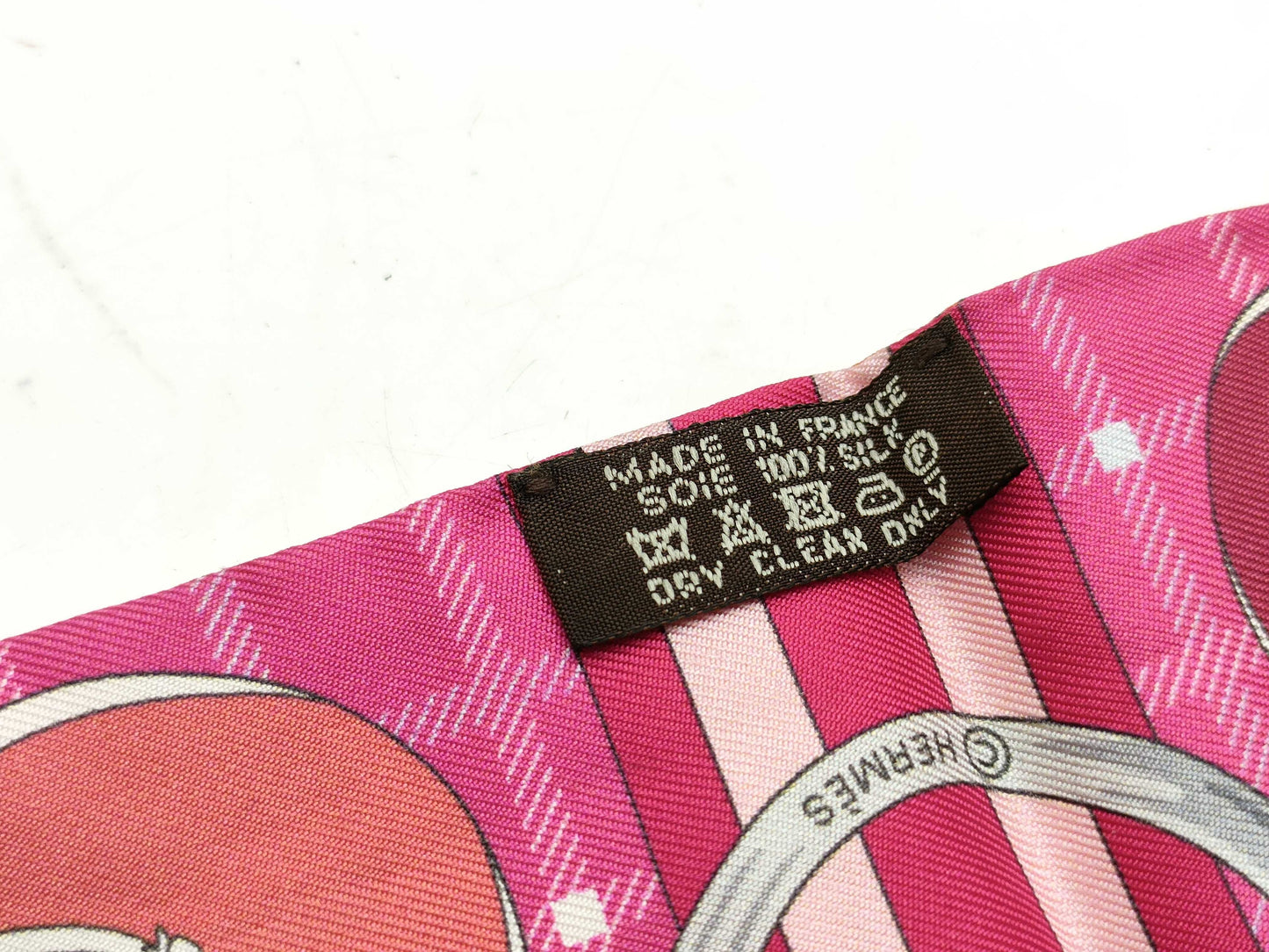 HERMES Twilly Tattersall Scarf