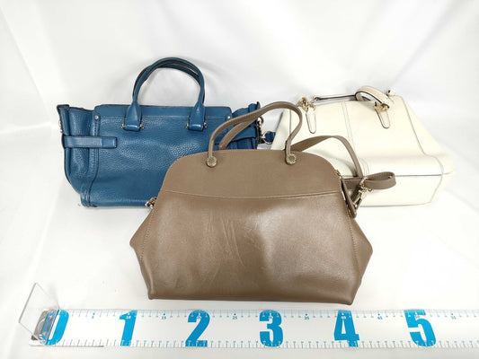 COACH & FURLA Bags *3-Piece Handbag Set