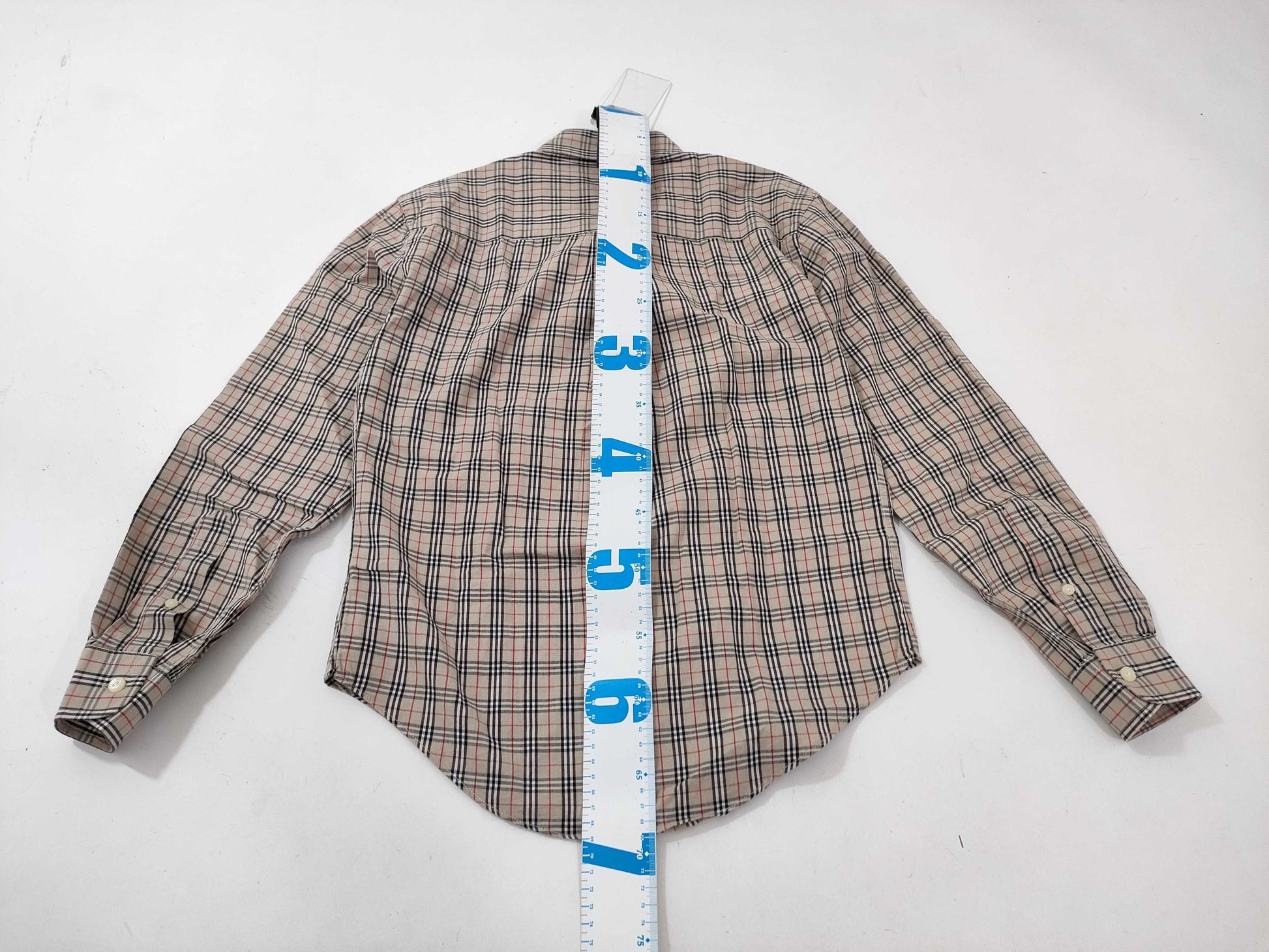 Burberrys Check/Long Sleeve Shirt