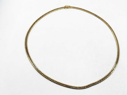 6-sided double 18K gold kihei necklace, 30.1g 