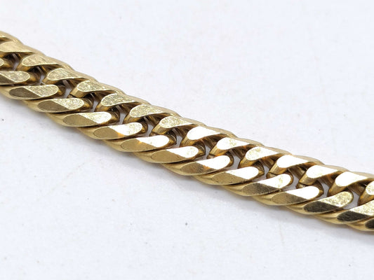 6-sided double 18K gold kihei necklace, 30.1g 