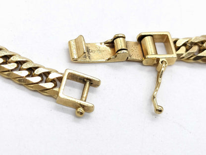 6-sided double 18K gold kihei necklace, 30.1g 