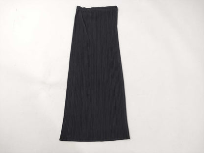 ISSEY MIYAKE Pleats Please Black Long Skirt