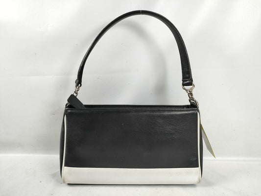 agnes b. one-shoulder leather shoulder bag