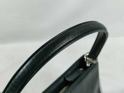 agnes b. one-shoulder leather shoulder bag