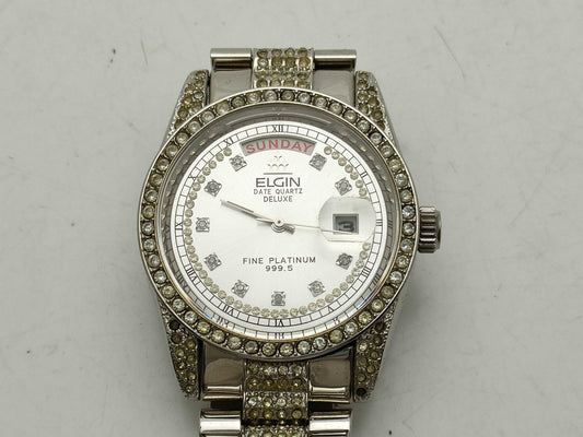 ELGIN FK-971 FINE PLATINUM Boys' Watch