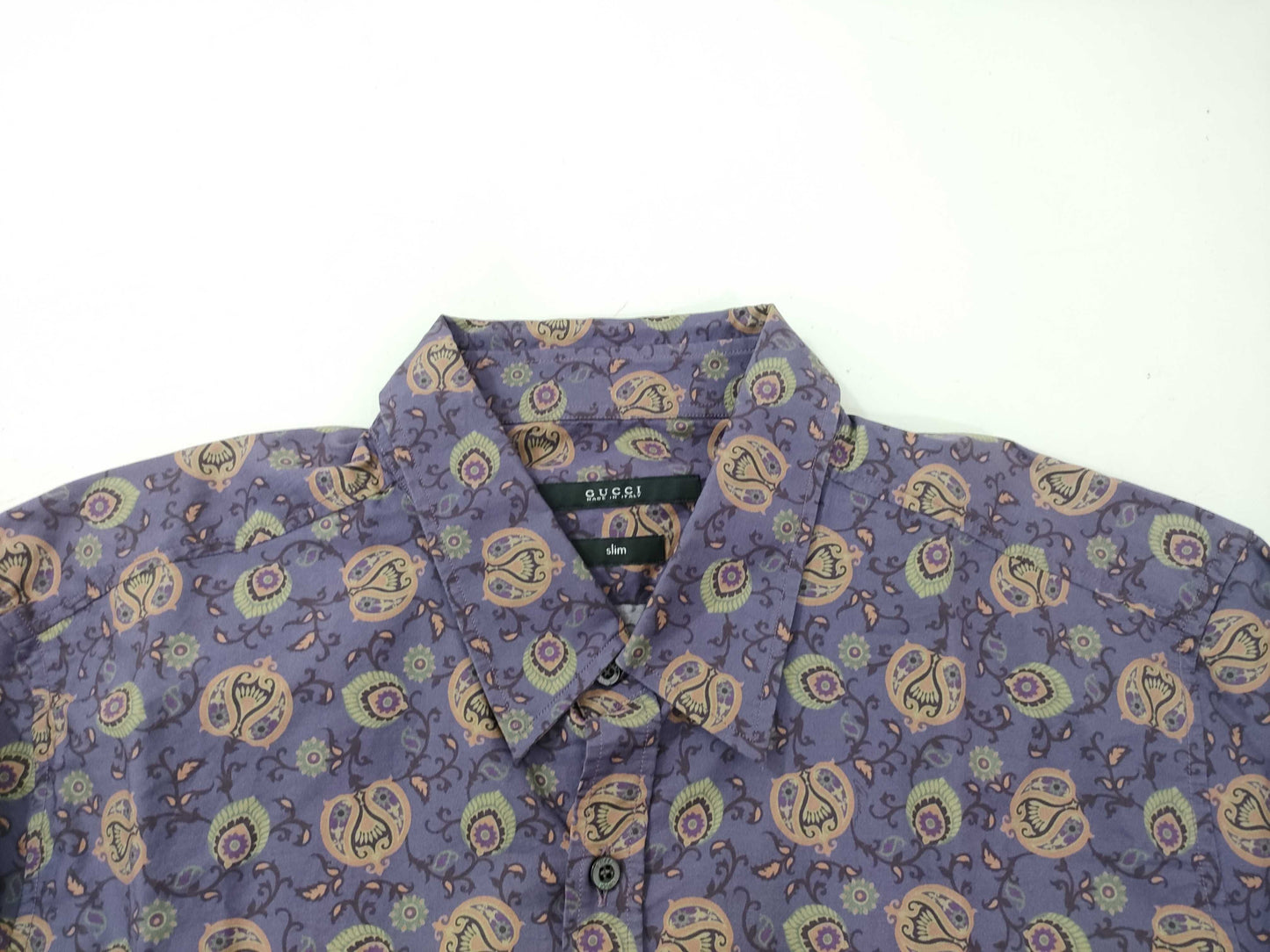 GUCCI Silk Shirt, All-Over Print Shirt