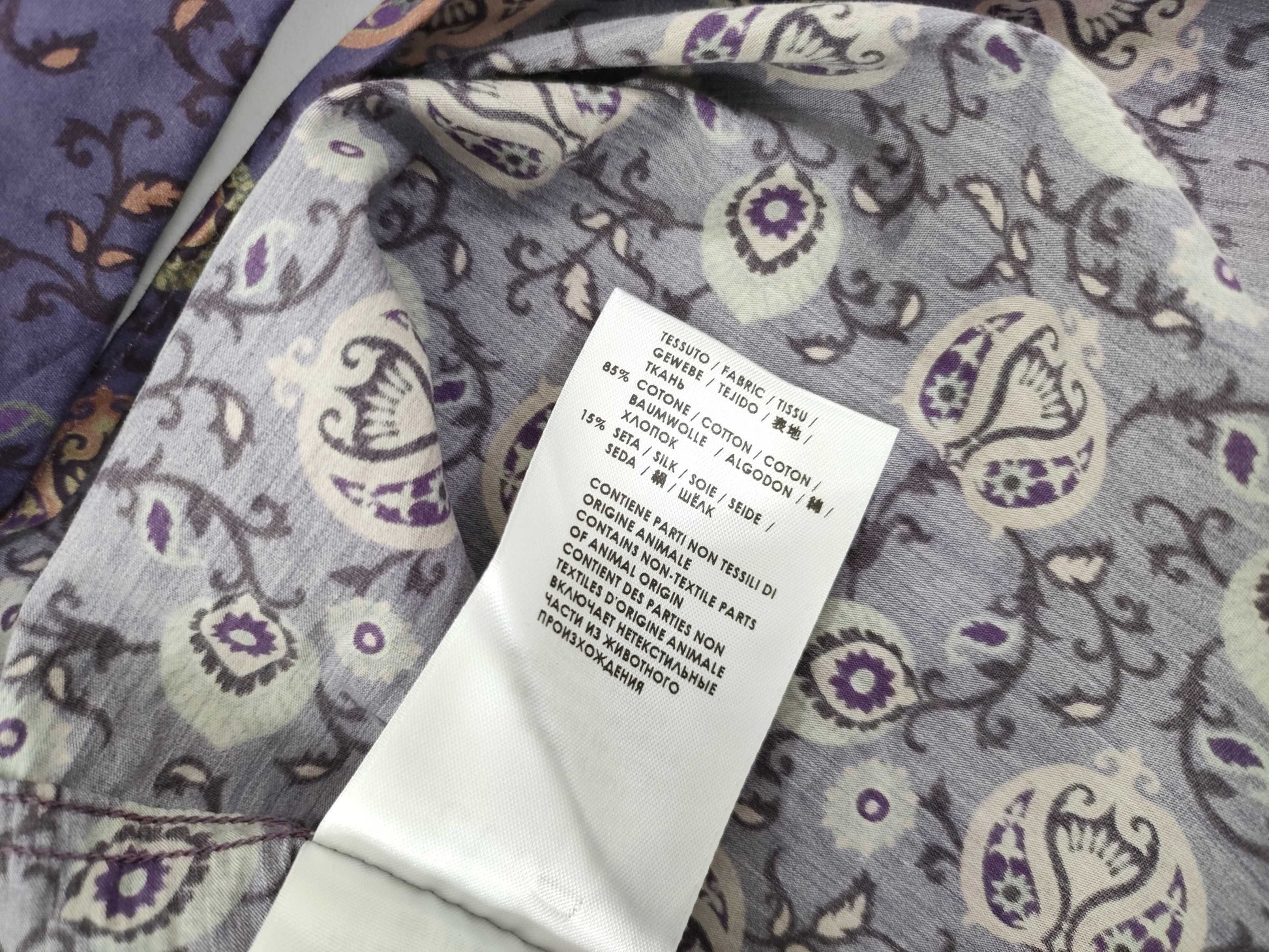 GUCCI Silk Shirt, All-Over Print Shirt