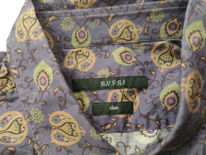 GUCCI Silk Shirt, All-Over Print Shirt