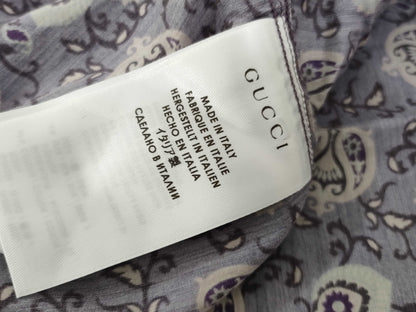 GUCCI Silk Shirt, All-Over Print Shirt