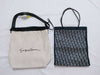 ARMANI Canvas Tote/Hand 2-Piece Tote Bag