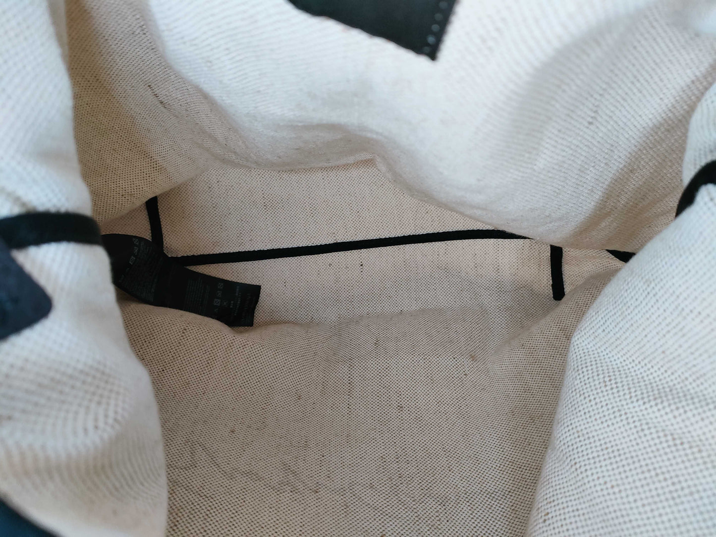 ARMANI Canvas Tote/Hand 2-Piece Tote Bag
