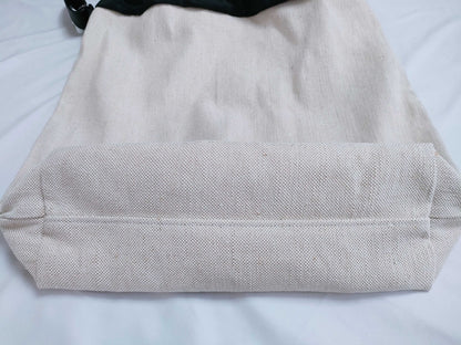ARMANI Canvas Tote/Hand 2-Piece Tote Bag