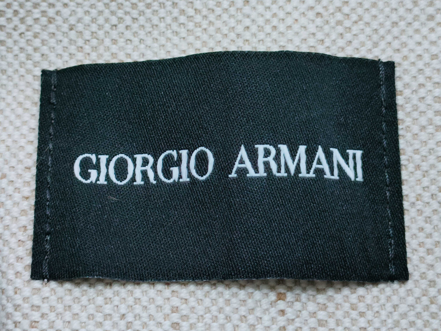ARMANI Canvas Tote/Hand 2-Piece Tote Bag